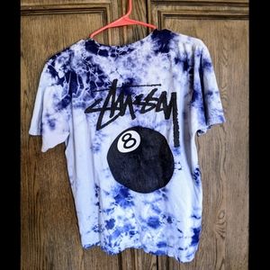 Stüssy "8 Ball" Tie-Dye Tee | MEDIUM